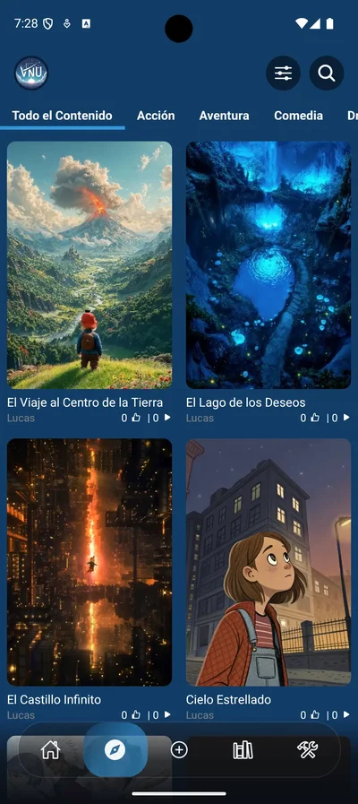 Explore new stories