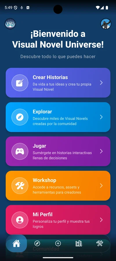 Visual Novel screenshot 1